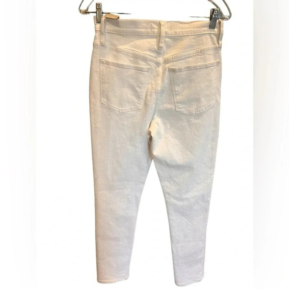 Madewell The High-Rise Slim Boyjean in Tile White Size 25T NWT $128 - Picture 4 of 14